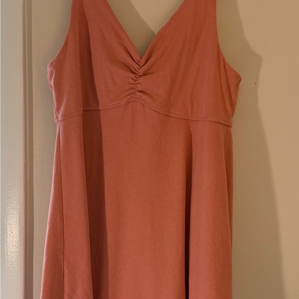 Wild Fable Pink Sleeveless Mini Dress Ruched Bust Women's Medium Feminine Casual